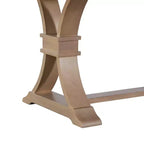 Christopher Knight Home Lyra, ensemble de salle à manger contemporain 7 pièces en hévéa tapissé, avec table à manger extensible