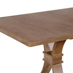 Christopher Knight Home Lyra, ensemble de salle à manger contemporain 7 pièces en hévéa tapissé, avec table à manger extensible