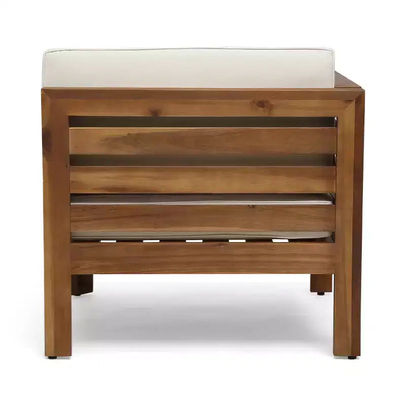 Canapé d'angle d'extérieur en forme de L, ensemble de loisirs pour patio, ensemble de sièges de conversation de jardin avec table basse et coussins résistants à l'eau - ModernLuxe