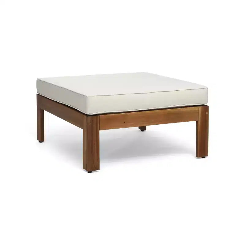 Canapé d'angle d'extérieur en forme de L, ensemble de loisirs pour patio, ensemble de sièges de conversation de jardin avec table basse et coussins résistants à l'eau - ModernLuxe