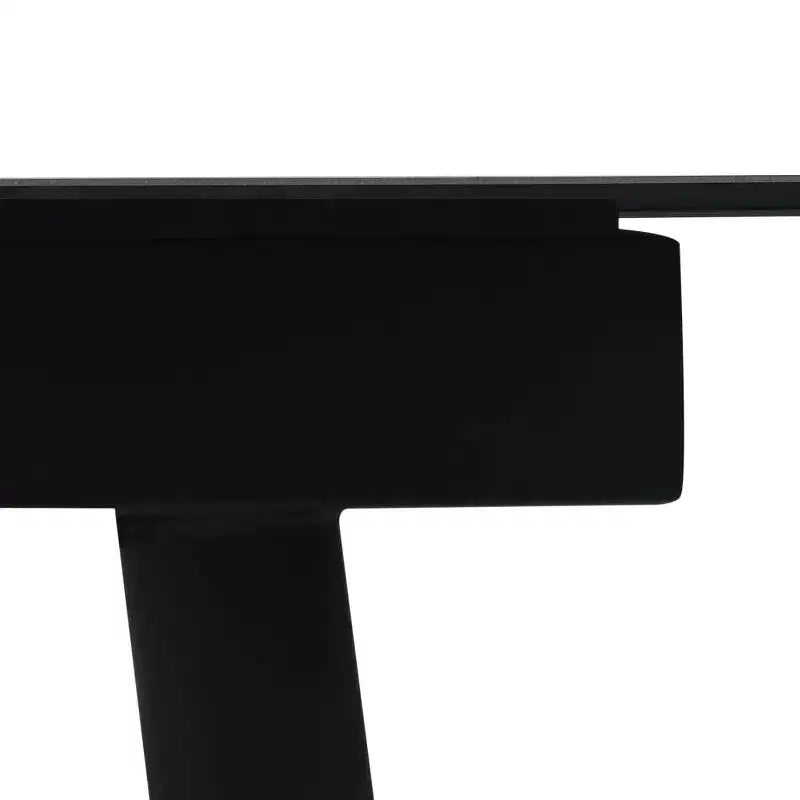 vidaXL Ensemble de salle à manger Chêne et rotin synthétique noir, Acier revêtu par poudre, Verre