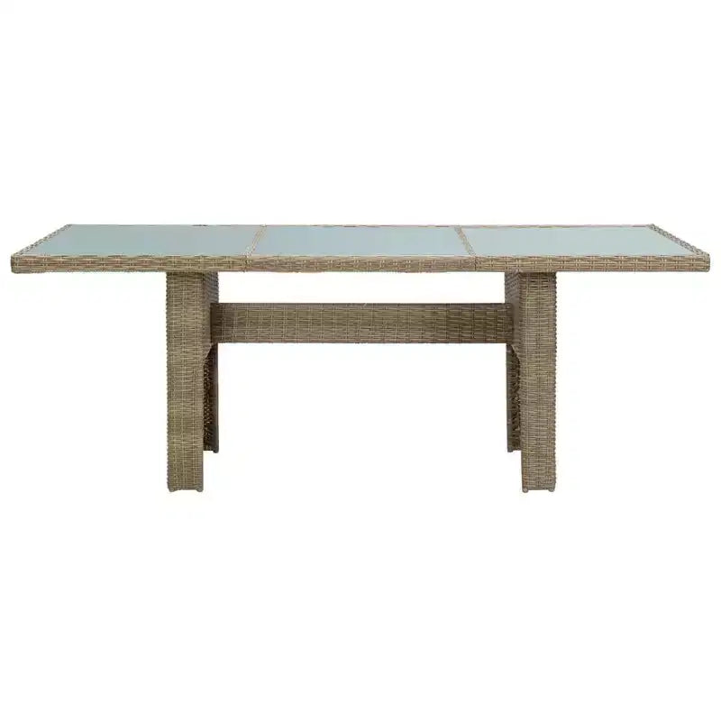 vidaXL Ensemble de salle à manger marron et gris foncé