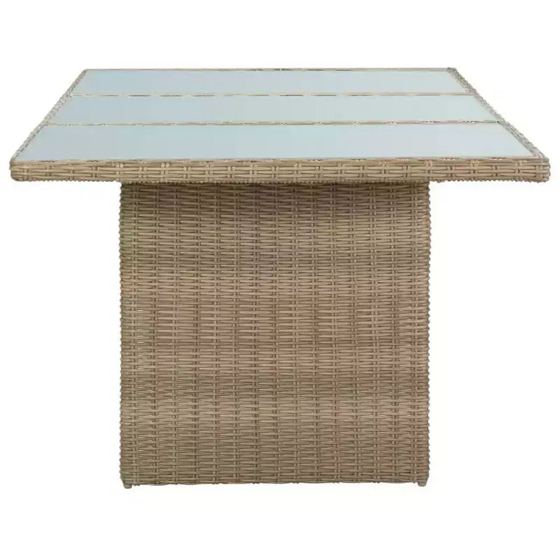 vidaXL Ensemble de salle à manger marron et gris foncé