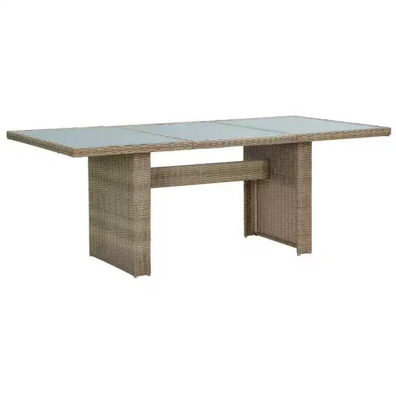 vidaXL Ensemble de salle à manger marron et gris foncé