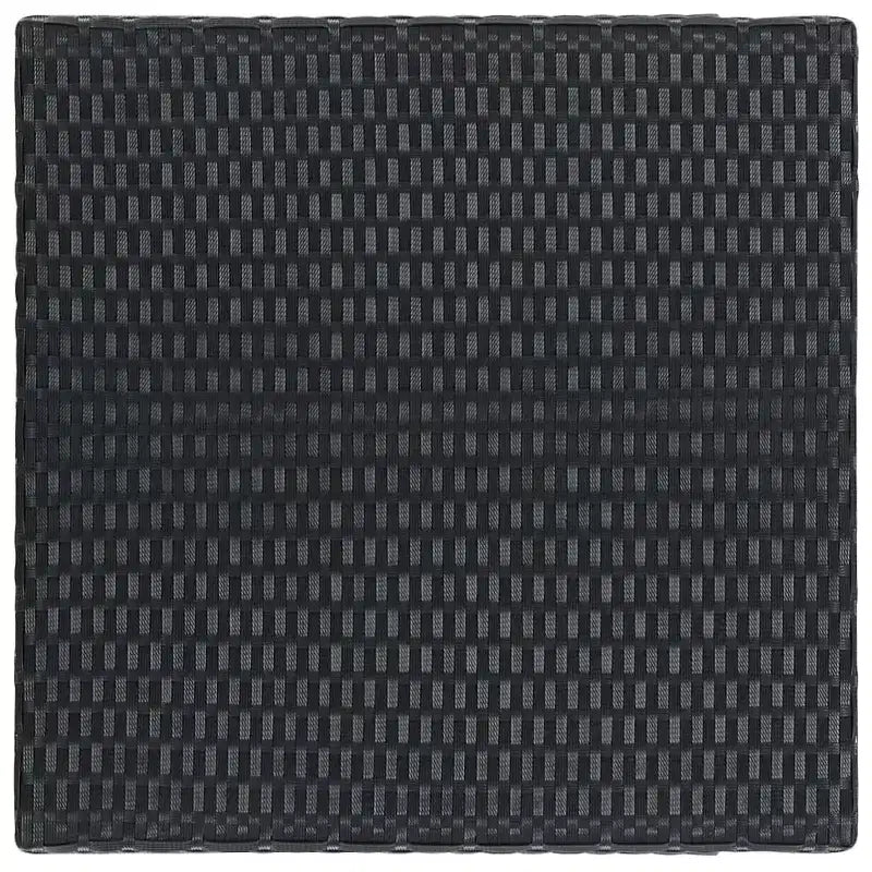 vidaXL Ensemble de bar de jardin noir Rotin PE, acier poudré, polyester