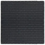vidaXL Ensemble de bar de jardin noir Rotin PE, acier poudré, polyester