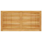 vidaXL Ensemble de salle à manger 5 pièces en bois d'acacia massif ergonomique