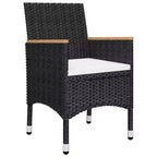 vidaXL Ensemble de salle à manger 5 pièces en bois d'acacia massif ergonomique
