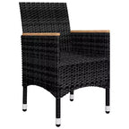 vidaXL Ensemble de salle à manger 5 pièces en bois d'acacia massif ergonomique