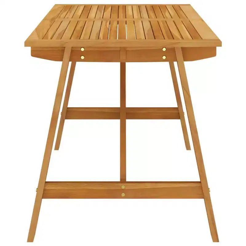 vidaXL Ensemble de salle à manger 5 pièces en bois d'acacia massif ergonomique