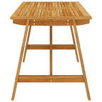 vidaXL Ensemble de salle à manger 5 pièces en bois d'acacia massif ergonomique