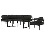 vidaXL Salon de jardin anthracite