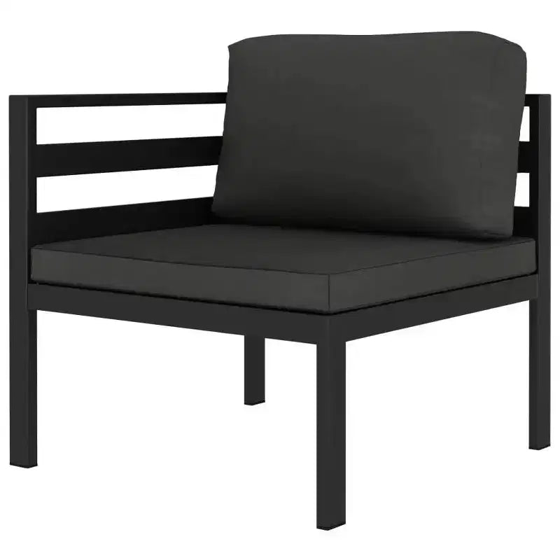 vidaXL Salon de jardin anthracite