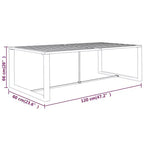 vidaXL Salon de jardin anthracite