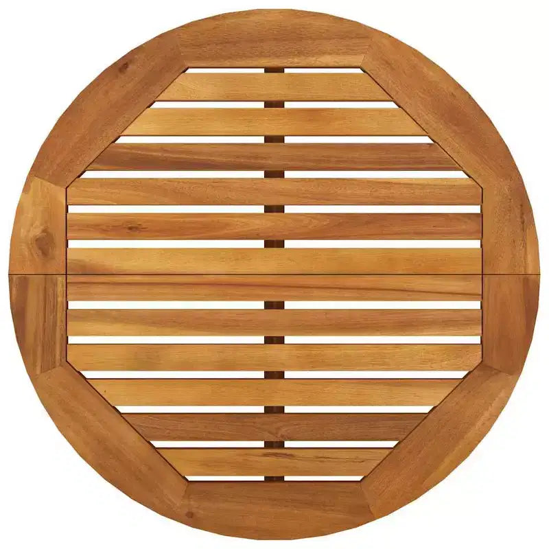 vidaXL Bar de jardin Bois naturel Bois d'acacia massif Repose-pieds compact