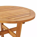 vidaXL Bar de jardin Bois naturel Bois d'acacia massif Repose-pieds compact