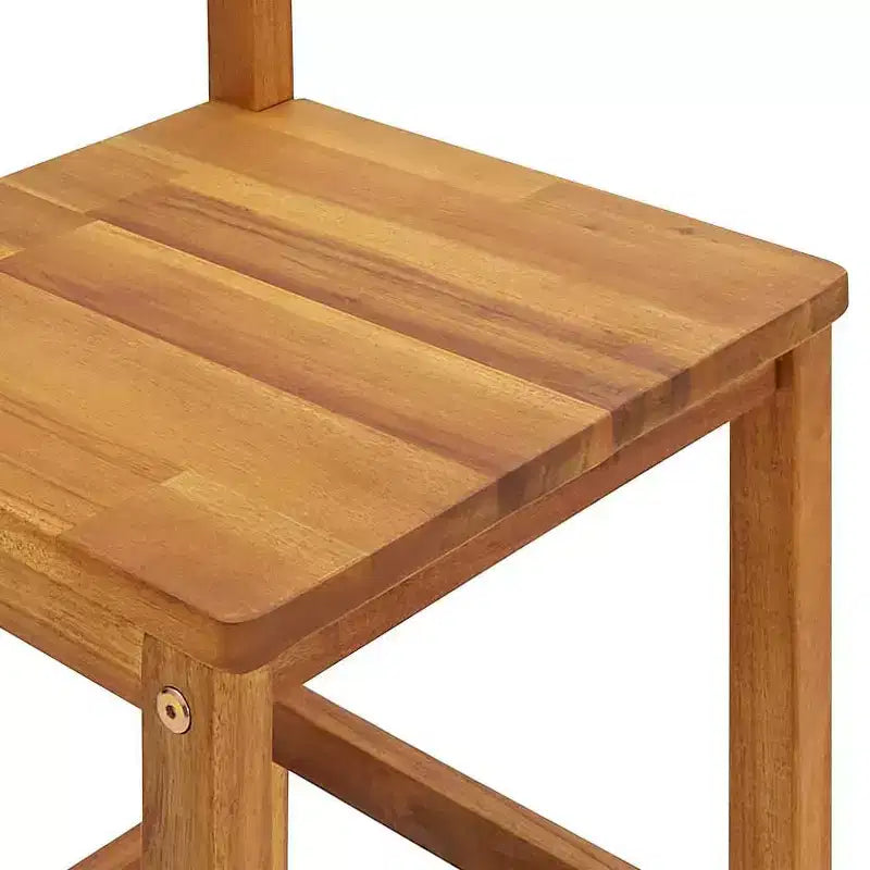 vidaXL Bar de jardin Bois naturel Bois d'acacia massif Repose-pieds compact