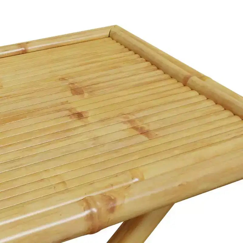 vidaXL Ensemble de salle à manger de jardin Bambou naturel Bambou Moyen Pliable