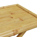 vidaXL Ensemble de salle à manger de jardin Bambou naturel Bambou Moyen Pliable
