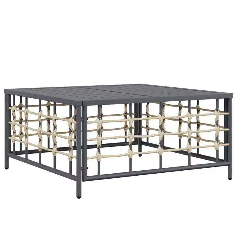 vidaXL Ensemble de salon de jardin anthracite