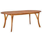 vidaXL Ensemble de salle à manger d'extérieur 7 pcs Noir