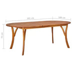 vidaXL Ensemble de salle à manger d'extérieur 7 pcs Noir