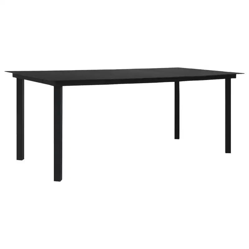 vidaXL Salon de jardin 9 pcs en résine tressée et verre