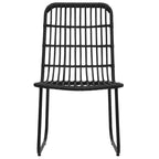 vidaXL Salon de jardin 9 pcs en résine tressée et verre