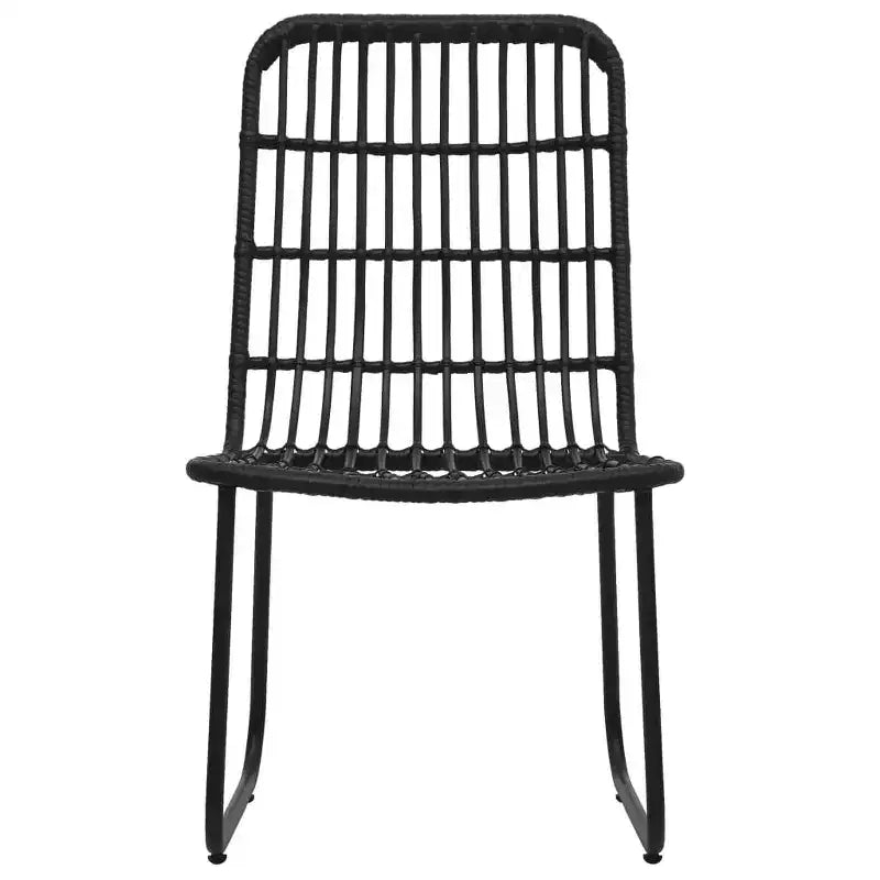 vidaXL Salon de jardin 9 pcs en résine tressée et verre