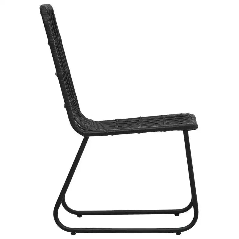 vidaXL Salon de jardin 9 pcs en résine tressée et verre