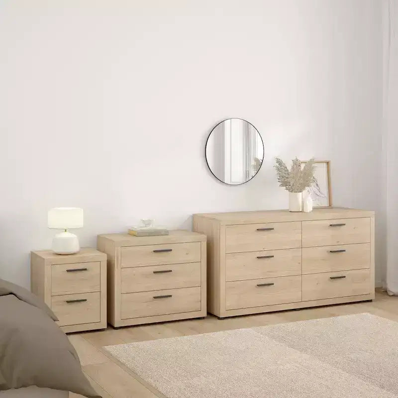 Tvilum, Ensemble de chambre Mira 4 pièces, Jackson Hickory