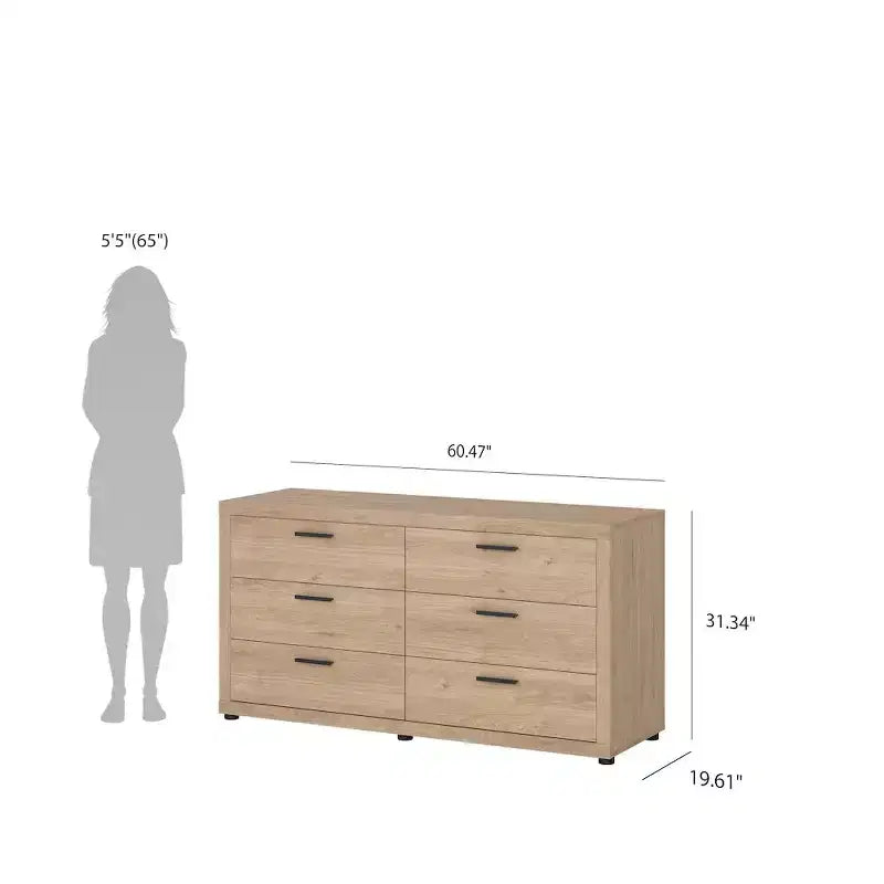Tvilum, Ensemble de chambre Mira 4 pièces, Jackson Hickory