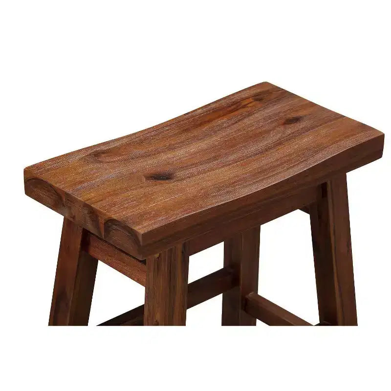Tabourets de selle, Bois d'acacia, Ferme rustique