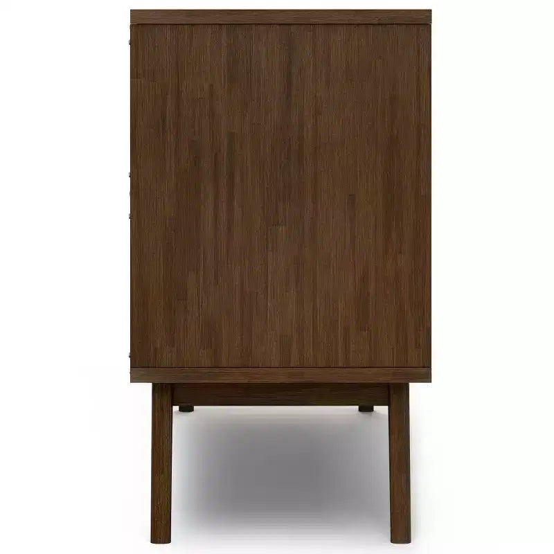 Sideboard with Wine Storage Rustic Natural Aged Brown
