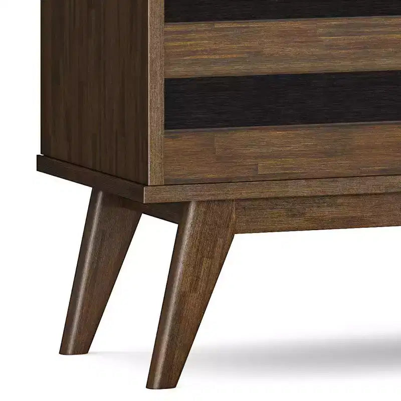 Sideboard with Wine Storage Rustic Natural Aged Brown