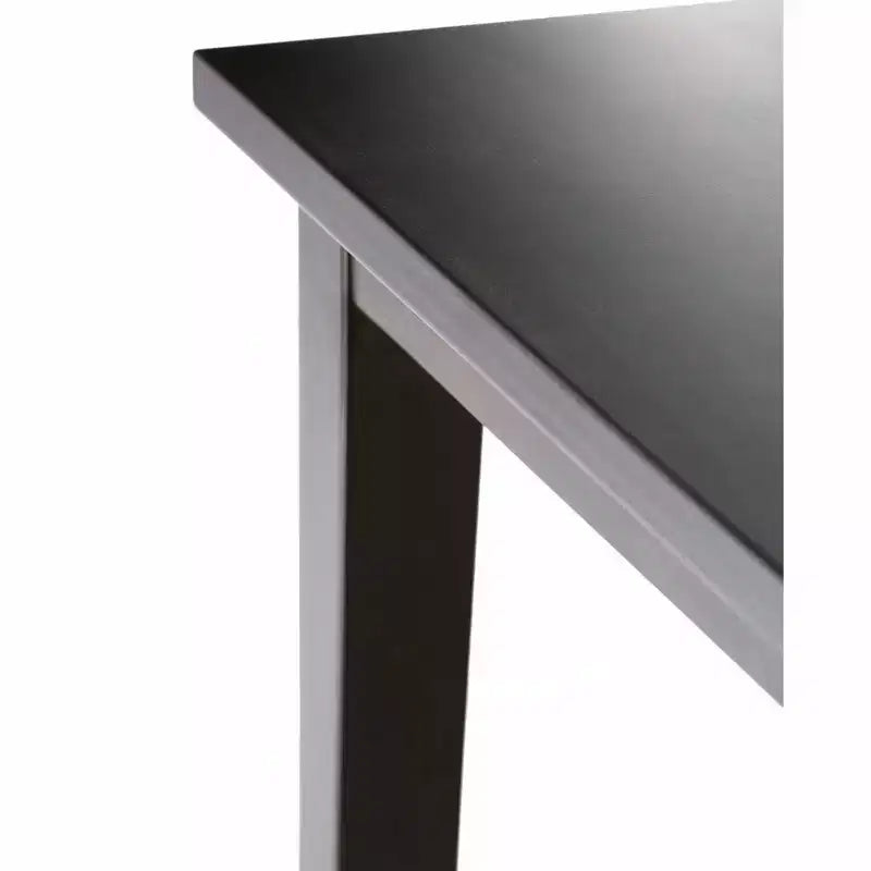 Ensemble de salle à manger 9 pièces Franklin en bois massif marron - WyndenHall : Table carrée, 8 chaises Parsons