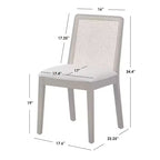 Ensemble de salle à manger 6 pièces Newington en rotin avec banc, chêne clair/beige, par Buylateral