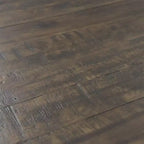 Ensemble table à manger extensible Dex 5 pièces, 4 chaises rembourrées - Picket House Furnishings : Noyer fumé, détails de ridoir