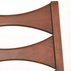 Ensemble de salle à manger moderne 7 pièces Lydon de Lifestorey, noyer : style moderne du milieu du siècle, MDF, chaises rembourrées en polyester