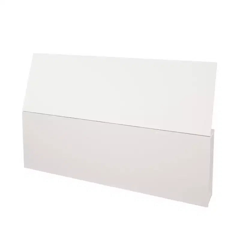 Ensemble de lit plateforme 3 pièces Queen Radiance Érable naturel/Blanc – Nexera : Style moderne, 1 table de chevet, pas besoin de sommier