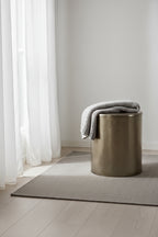 Alevi Drum Iron End Table Silver - Timbergirl
