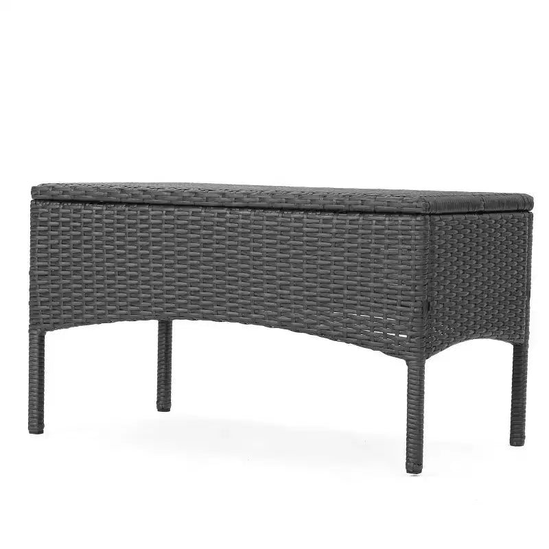 Ensemble de conversation de patio 4 pièces en osier avec coussins Cordoba - Christopher Knight Home