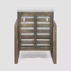 Ensemble de conversation d'extérieur 6 pièces en bois d'acacia belge – Christopher Knight Home