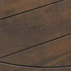 Table de salle à manger sur pied en bois massif de style ferme