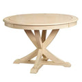 Buylateral Vintner Farmhouse Solid Wood Pedestal Dining Table