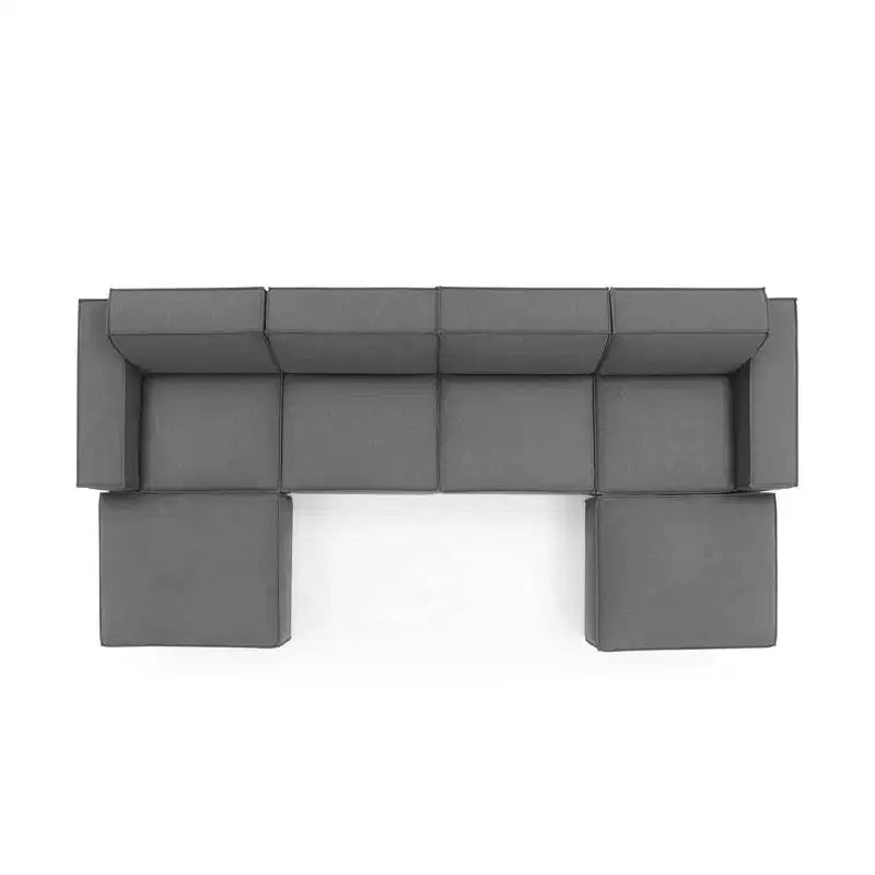 Canapé sectionnel 6 places en U Restore - Modway