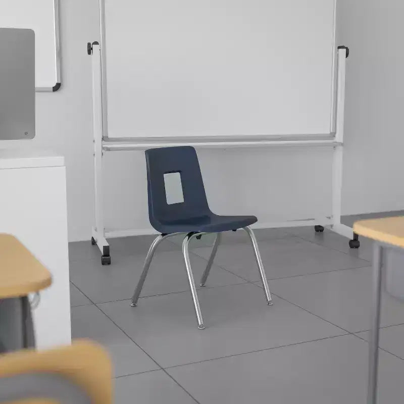 Chaise d'école empilable pour élève - 35,5 cm