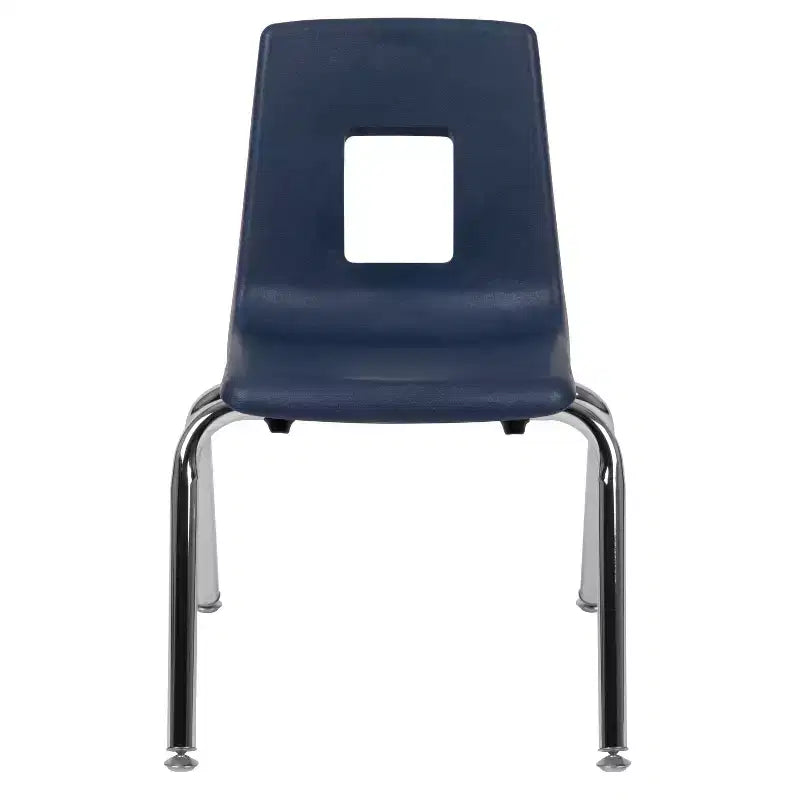 Chaise d'école empilable pour élève - 35,5 cm
