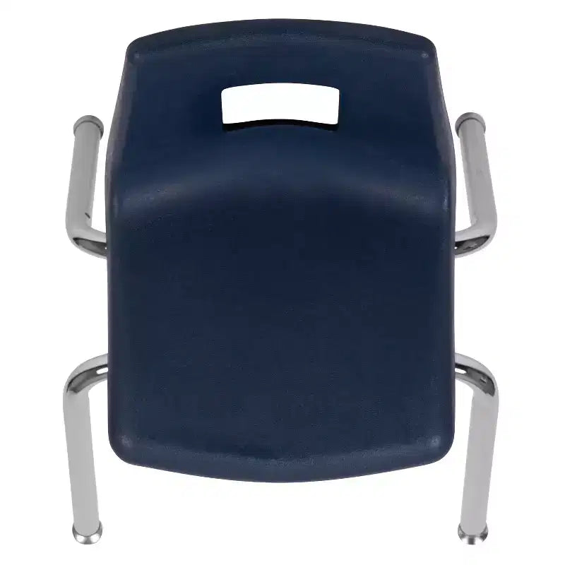 Chaise d'école empilable pour élève - 35,5 cm