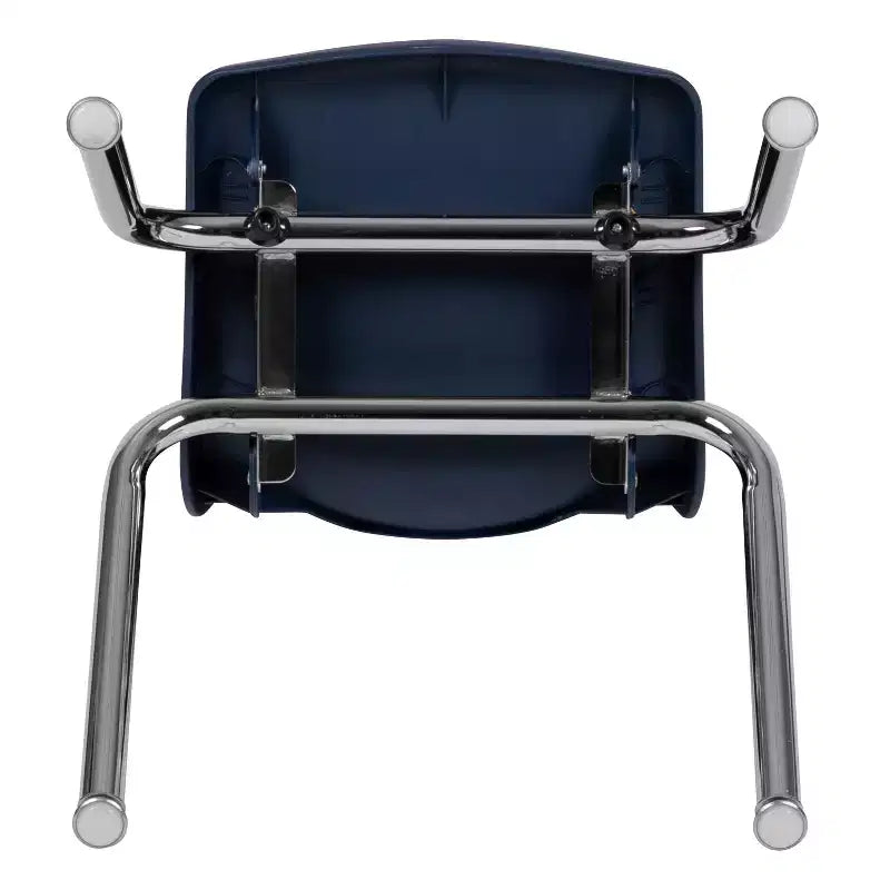 Chaise d'école empilable pour élève - 35,5 cm